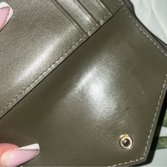 Michael Kors Olive and Brown Wallet - Picture 5 of 8